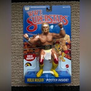 WWE LJN MATTEL SUPERSTARS HULK HOGAN ACTION FIGURE RETRO NEW IN PACKAGE